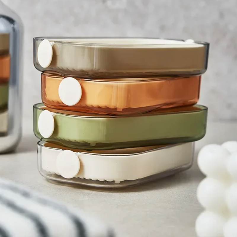 Split Type Soap Dish, Double Layer Soap Dish