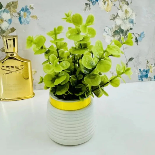 Artificial eucalyptus planter Tree Decoration Piece