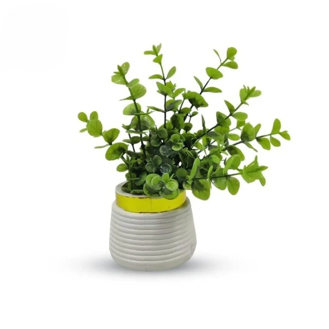 Artificial eucalyptus planter Tree Decoration Piece