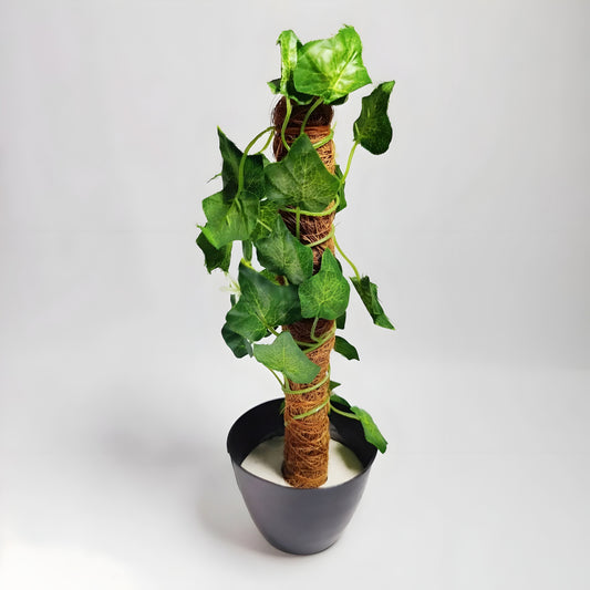 Artificial Money Plant leave with Coconut stick Decorative Flower