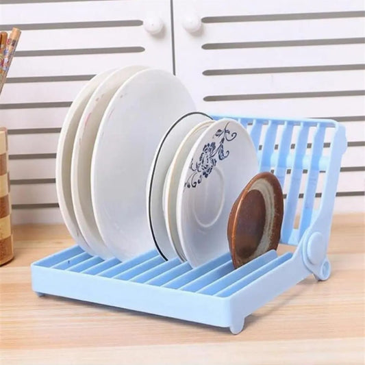 Small Kitchen Foldable Dish Plate Drying Rack