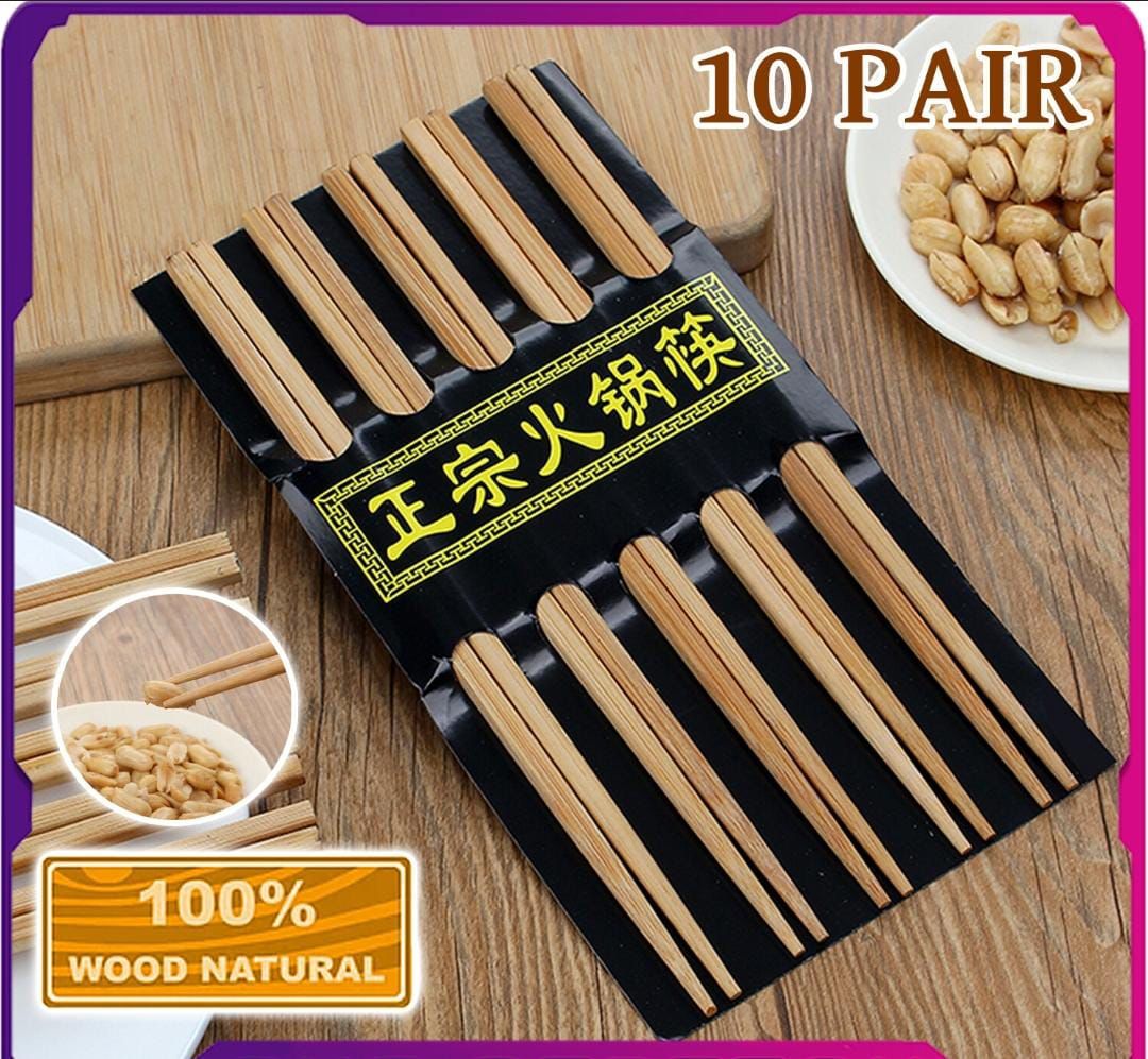 5 pair Wooden Chopsticks