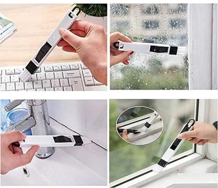 Cleaning Brush Multifunction Window Perfect for Windows Keyboards and Kitchen Surfaces Dual Use