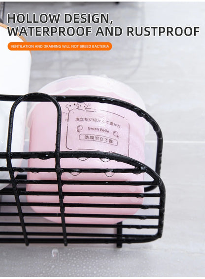 Metal Corner Rack For Bathroom & Kitchen