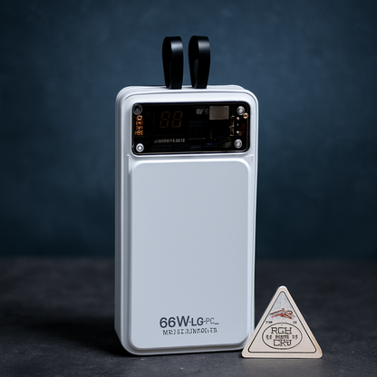 66W 20000mAh Power Bank With LED Display | Super Fast Charging Portable Power Bank