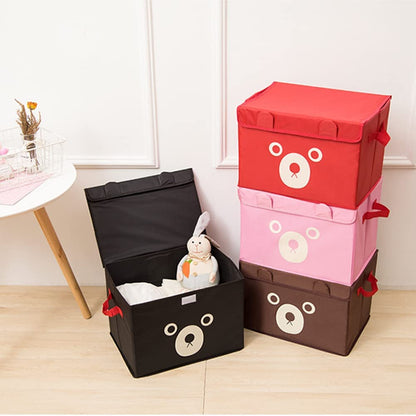 Panda Design Folding Storage Bins Quilt Basket Kid Toys Organizer Storage Boxes Cabinet Wardrobe Storage Bag