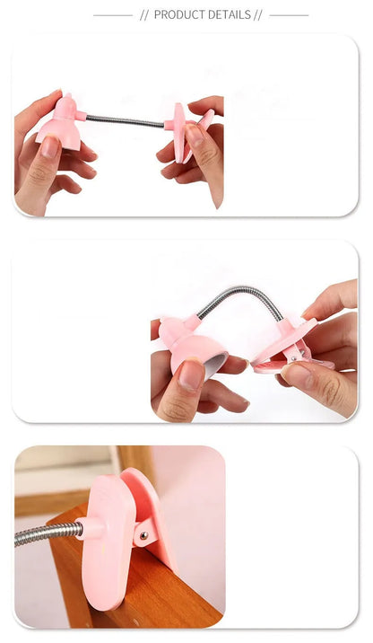 Mini LED Clamp Lamp – Portable USB-Powered Desk Light with Adjustable Flexible Neck