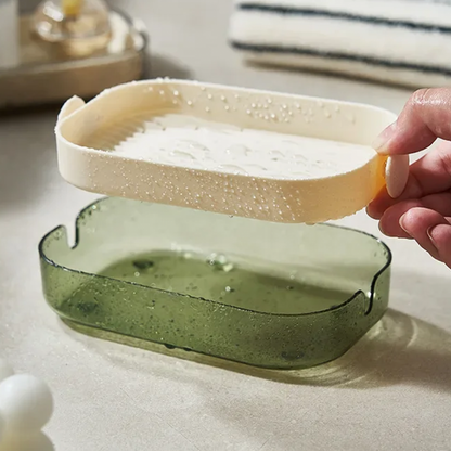 Split Type Soap Dish, Double Layer Soap Dish