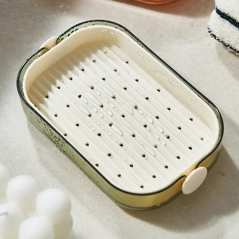 Split Type Soap Dish, Double Layer Soap Dish