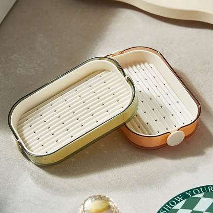 Split Type Soap Dish, Double Layer Soap Dish