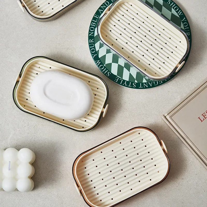 Split Type Soap Dish, Double Layer Soap Dish