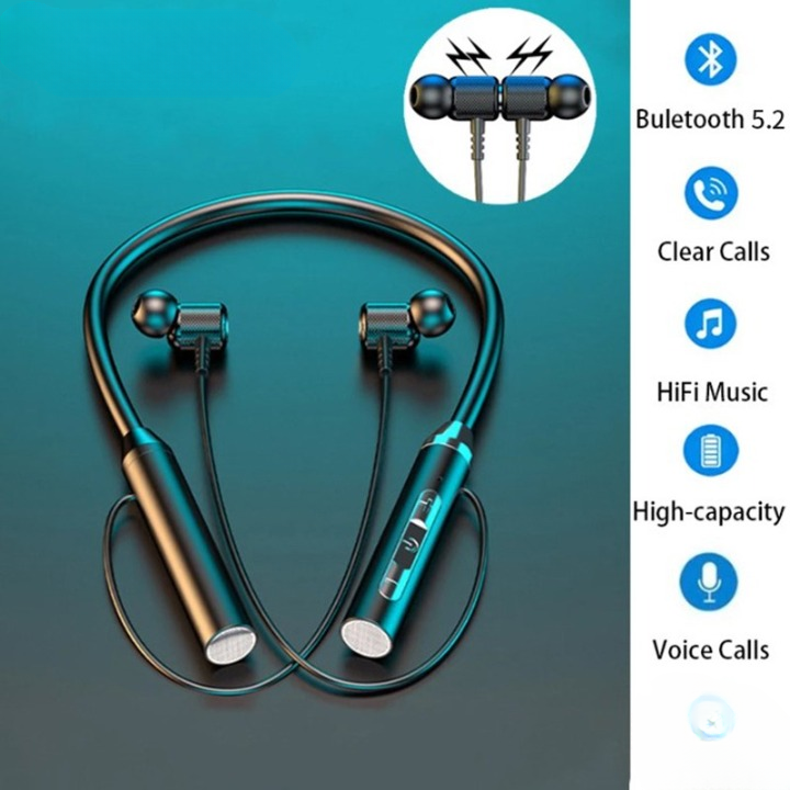 Universal Neckband – Wireless Bluetooth Earphones | Long Battery Backup