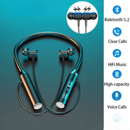 Universal Neckband – Wireless Bluetooth Earphones | Long Battery Backup