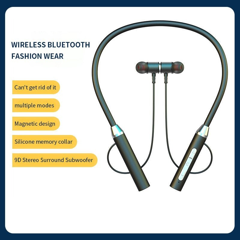Universal Neckband – Wireless Bluetooth Earphones | Long Battery Backup