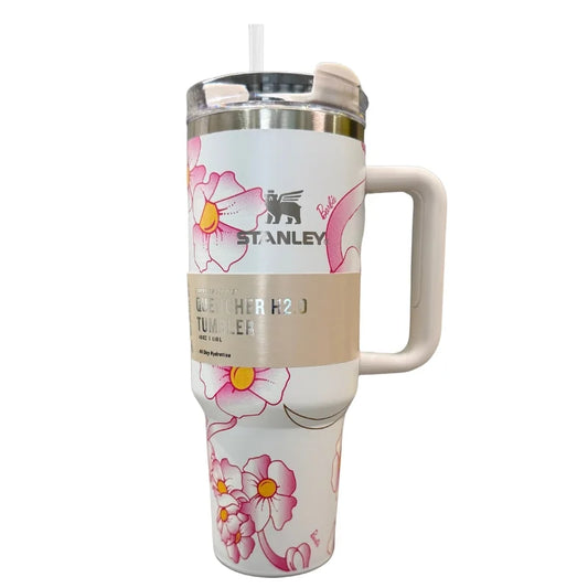 White Barbie Stanlay Tumbler