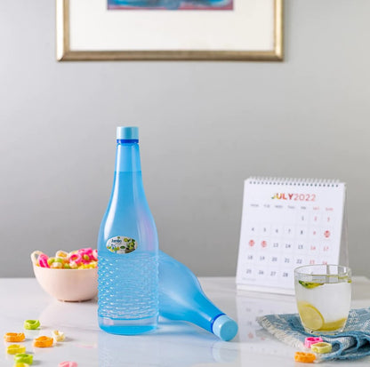 Pack Of 4 Plastic Jumbo Water Bottles