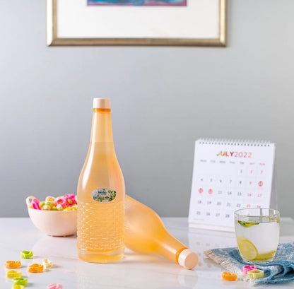 Pack Of 4 Plastic Jumbo Water Bottles