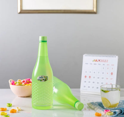 Pack Of 4 Plastic Jumbo Water Bottles