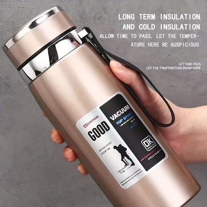 1000ml Large Capacity Stainless Steel Thermos Bottle – Hot & Cold Vacuum Flask Water Bottle