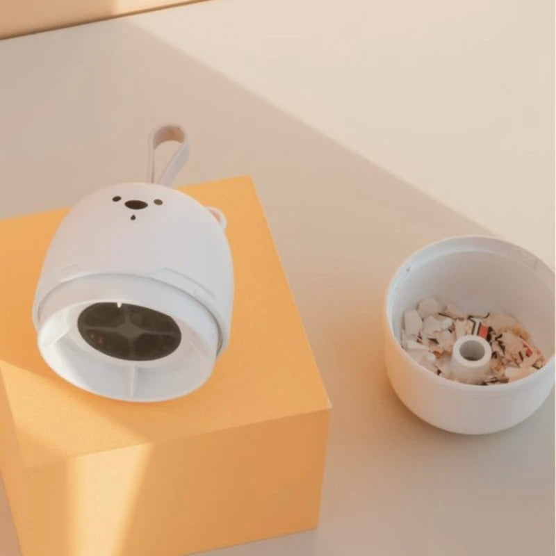 Mini Desktop Vacuum Cleaner with USB Charging – Portable 360° Swivel Dust Cleaner