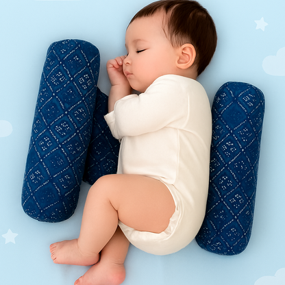 Soft Baby Sleeping Pillow With Neck Support | Comfortable Newborn Pillow For Head & Neck Protection