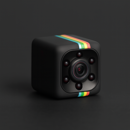 Mini Hidden Camera with Night Vision – HD Recording, Motion Detection & Adjustable Holding Stand