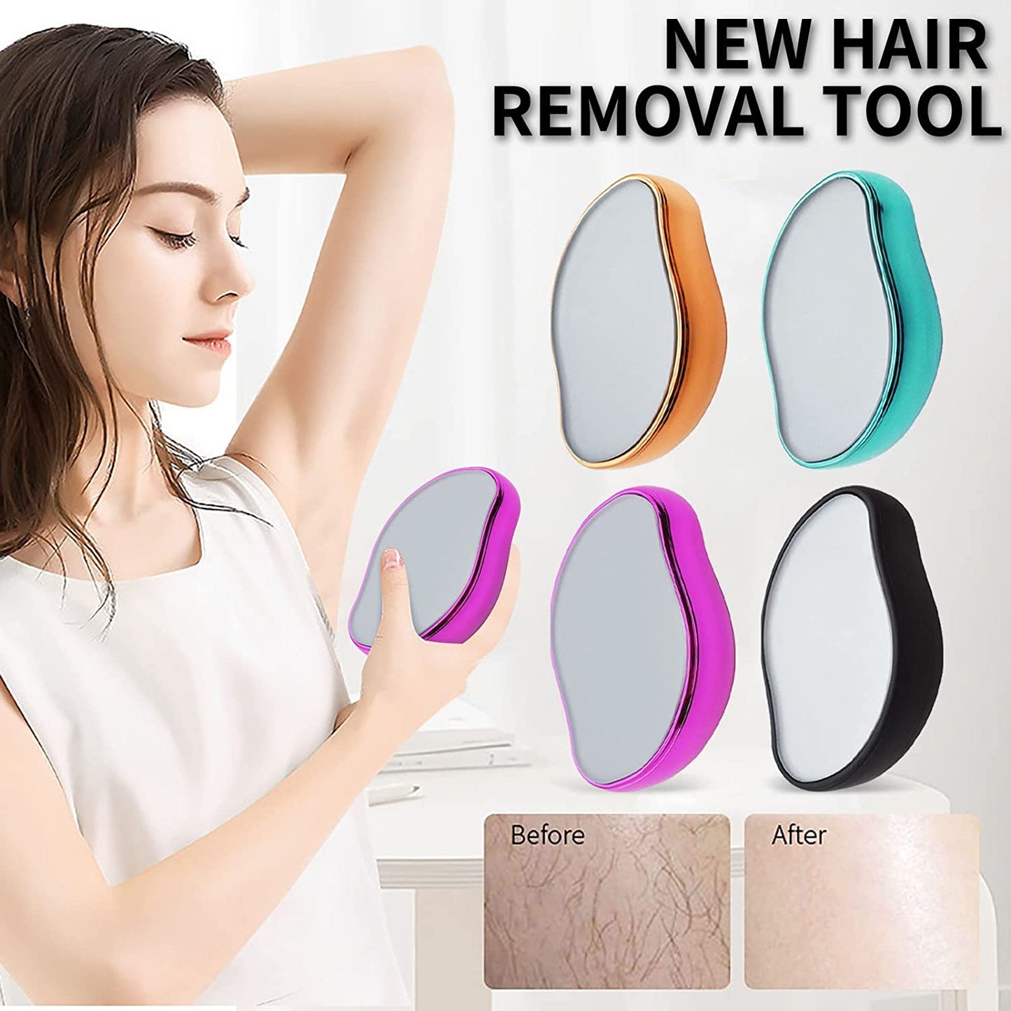 Magic Crystal Hair Remover, Painless Hair Removal