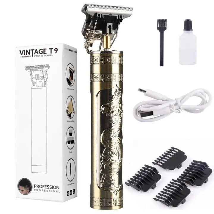 Metal Body Vintage T9 Trimmer & Hair Clipper for Men