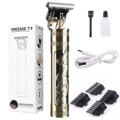 Metal Body Vintage T9 Trimmer & Hair Clipper for Men