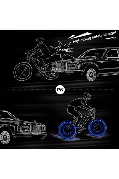 Pack of 2 Car Wheel LED Light And Motorcycle Bike Light Wheel Light