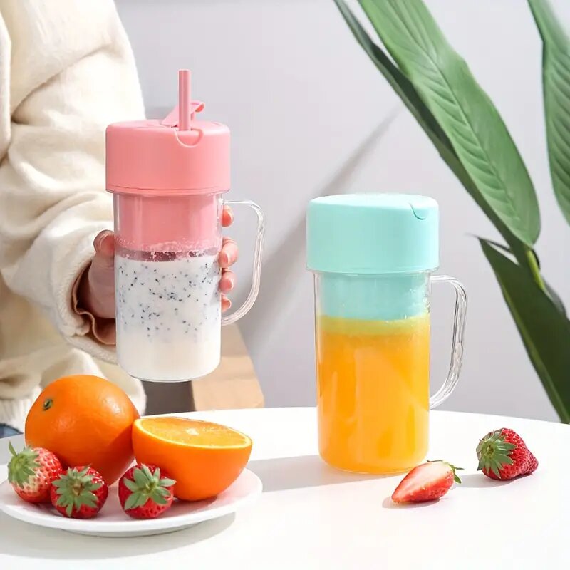 Crusher Juicer - Mug Shaped Portable Blender With Straw