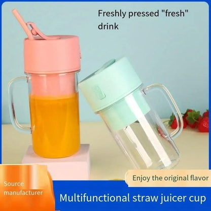 Crusher Juicer - Mug Shaped Portable Blender With Straw