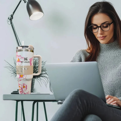 White Barbie Stanlay Tumbler