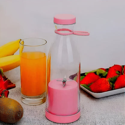 Portable 6 Blades Mini Bottle Juicer | USB Rechargeable Smoothie Blender
