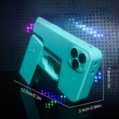 Creative Folding iPhone Toy Water Gun – Manual Shooting, Long-Range