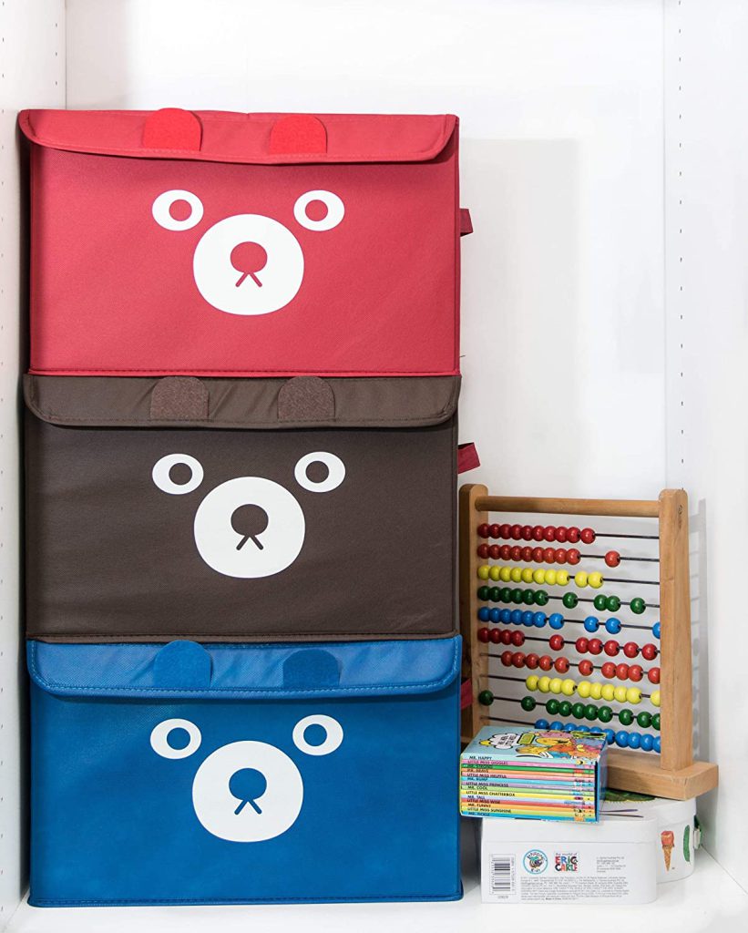 Panda Design Folding Storage Bins Quilt Basket Kid Toys Organizer Storage Boxes Cabinet Wardrobe Storage Bag