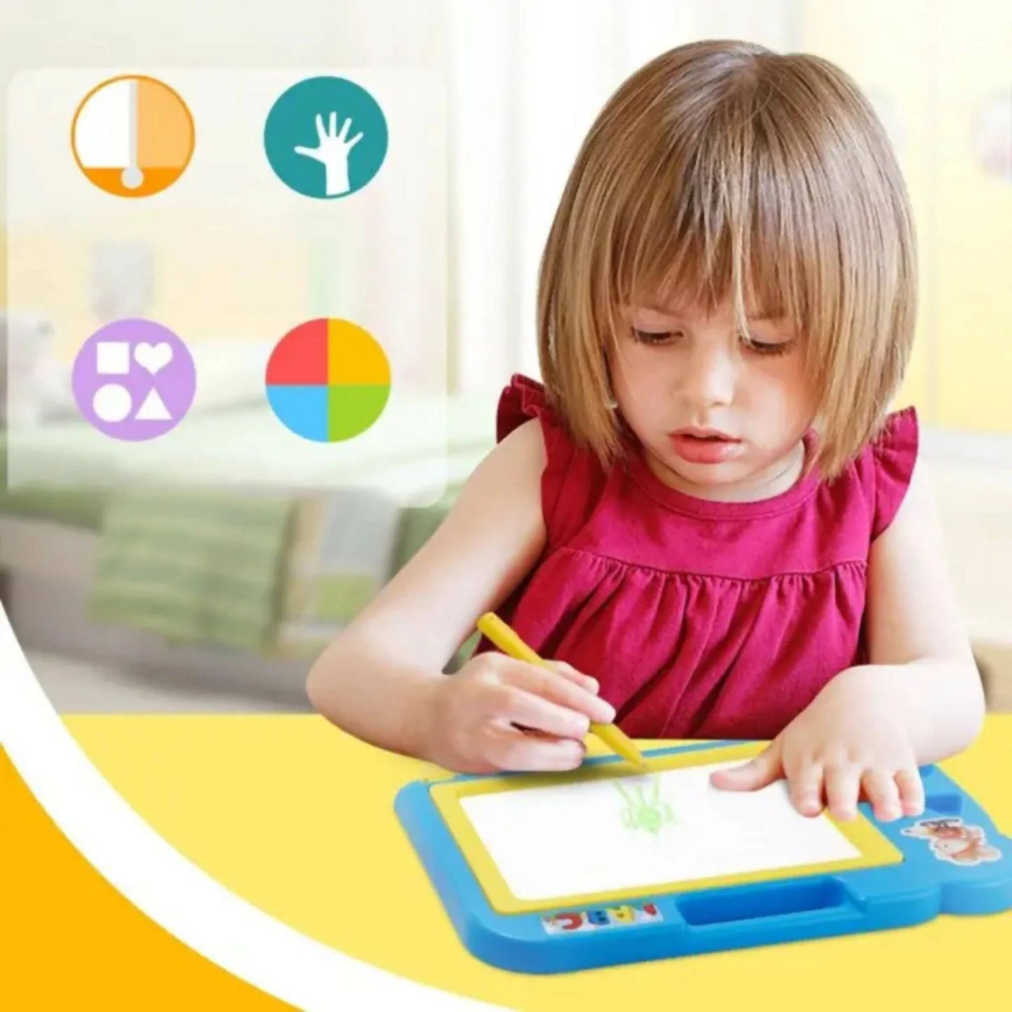 Magnetic Learning Drawing Board for Kids