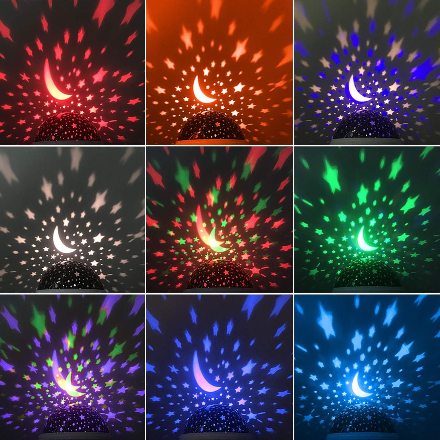 Night Light Star Lamp Starry Sky Projector | 360° Rotating
