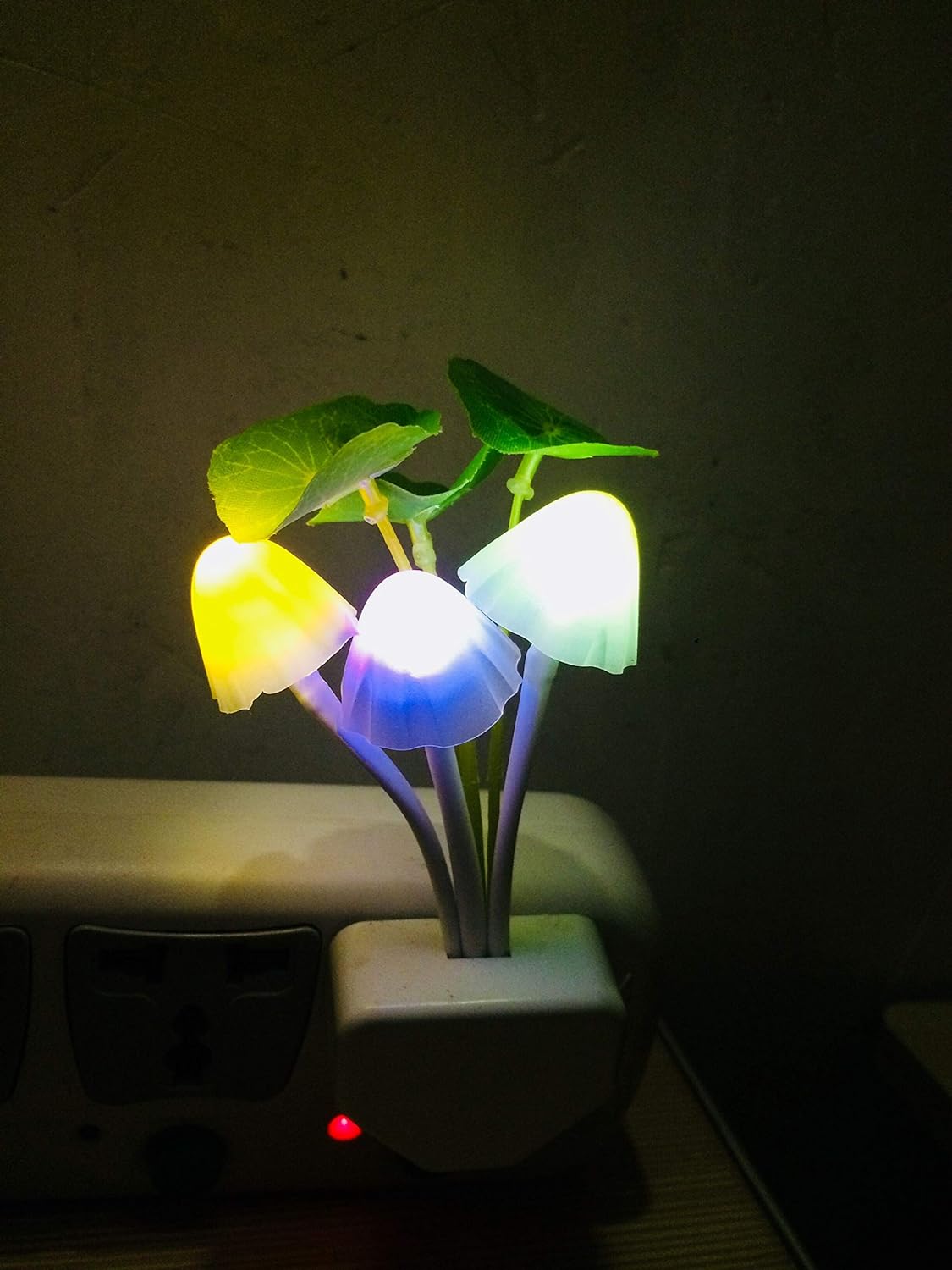 Mushroom Night Light Dusk To Dawn Sensor LED Night Lights Flower Lamp