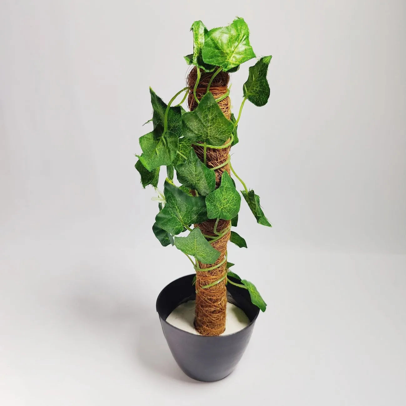 Artificial Money Plant leave with Coconut stick Decorative Flower