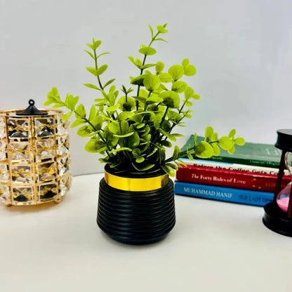 Artificial eucalyptus planter Tree Decoration Piece