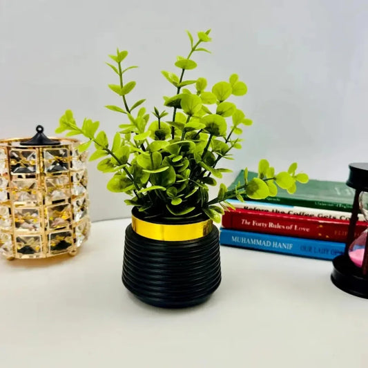 Artificial eucalyptus planter Tree Decoration Piece