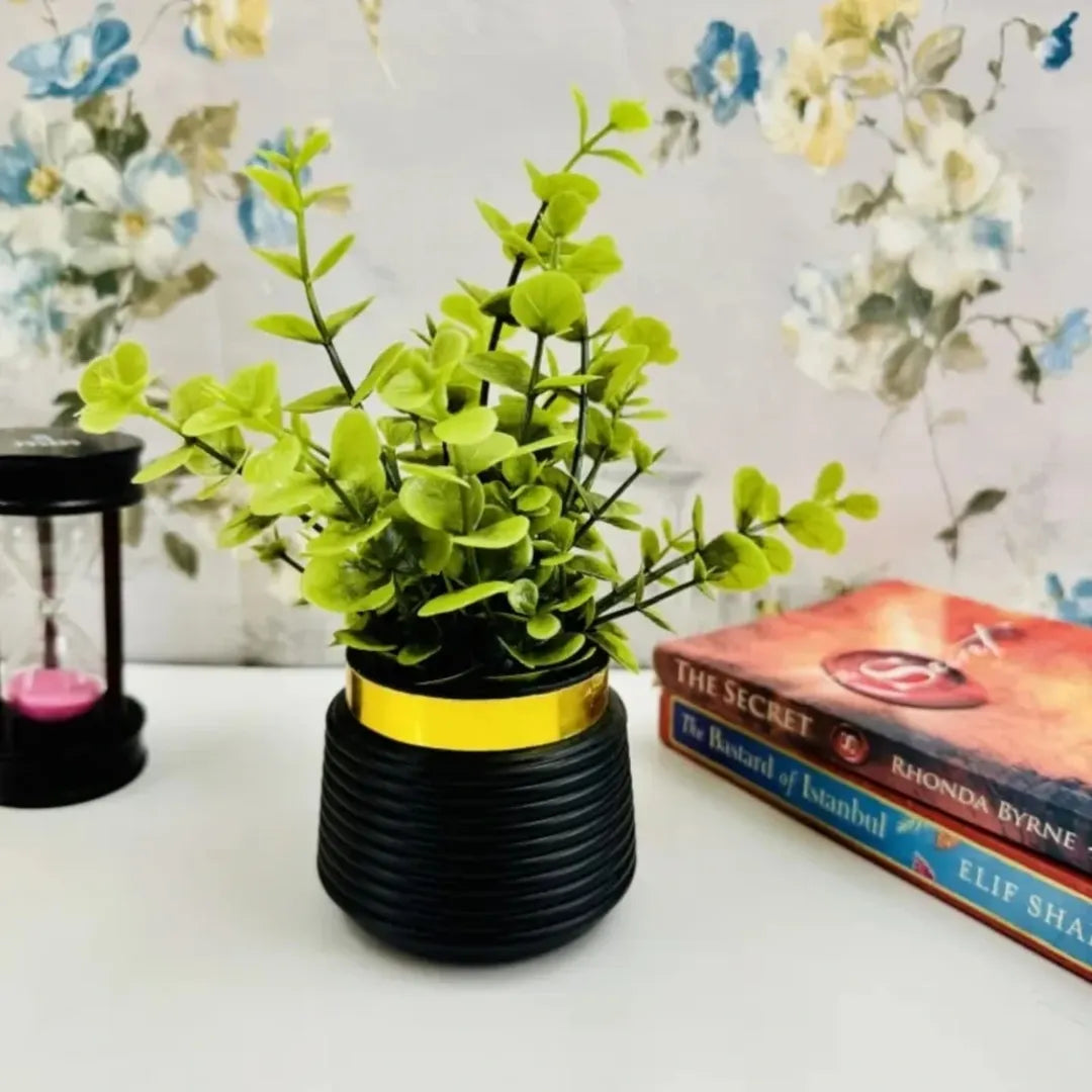 Artificial eucalyptus planter Tree Decoration Piece