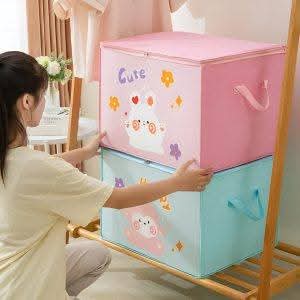 Lucky Teddy Bear Storage Bag - Clothes & Toy Organizer