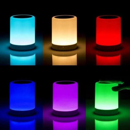 TOUCH LAMP PORTABLE SPEAKER Bluetooth Speaker | Smart Touch Night Light Desk Lamp Color Changing