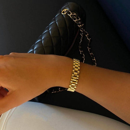 Stainless Steel Charming Hand Chain Bracelet