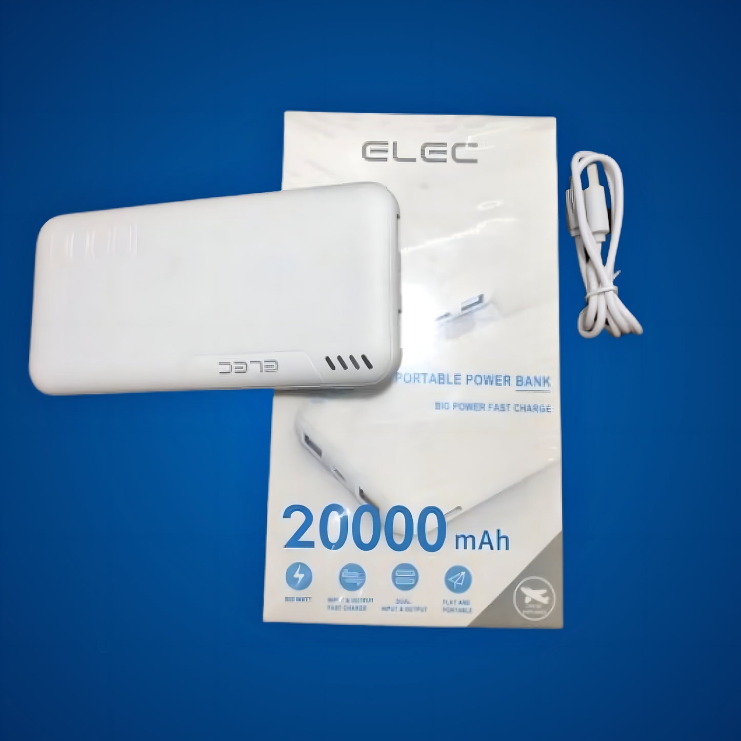 ELEC 20000mAh Power Bank – PD Fast Charging & High-Capacity Portable Charger