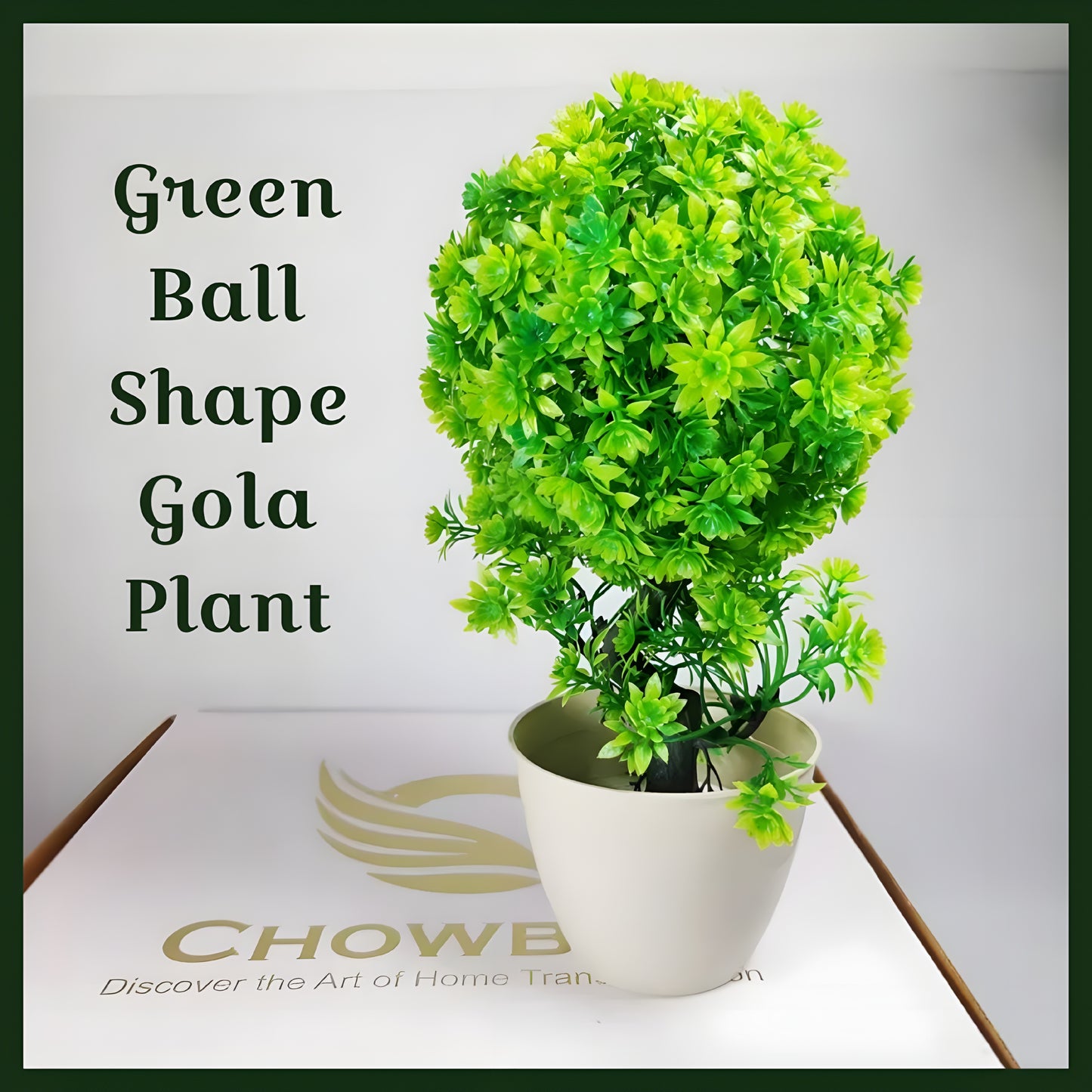 Green Ball Shape Gola plant Artificial Flowers Decoration