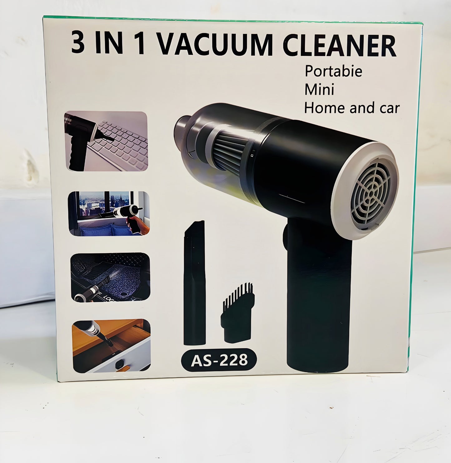3-in-1 Cordless Vacuum Cleaner – Powerful Duster, Blower & Pump