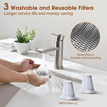 3-in-1 Cordless Vacuum Cleaner – Powerful Duster, Blower & Pump